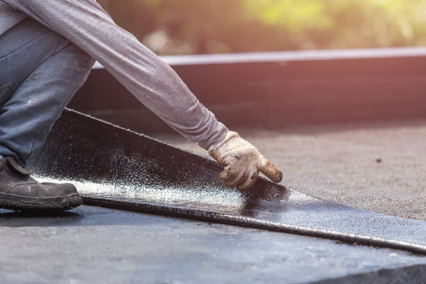 Professional Basement Waterproofing technician working in Cliffwood, NJ